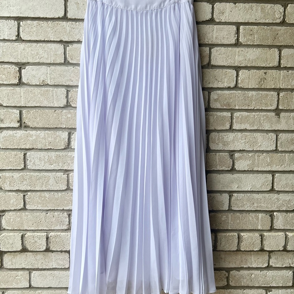Ebossy White Maxi Skirt with Flowing Panels. Size M. NWTGS - Picture 4 of 6